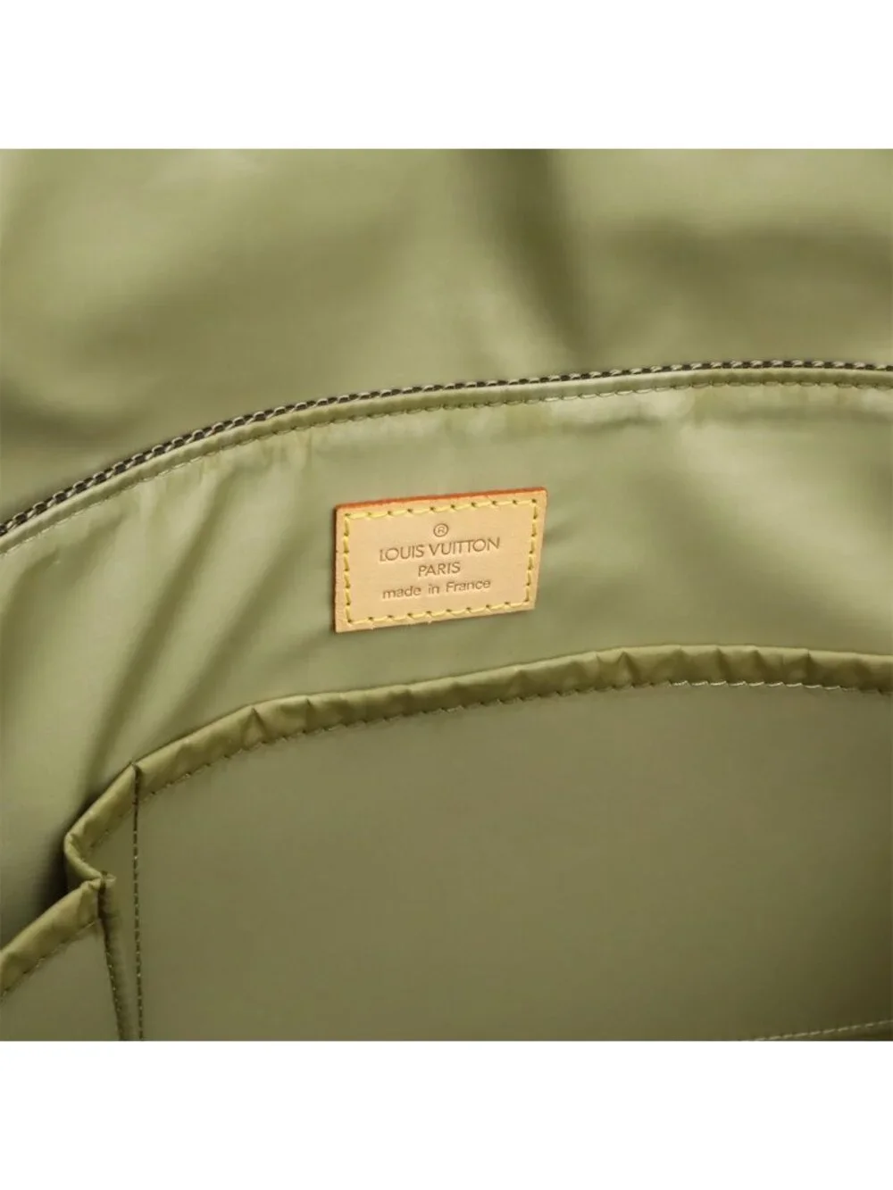 Louis Vuitton Damier Geant Petit Message Messenger Bag Crossbody Tail Khaki